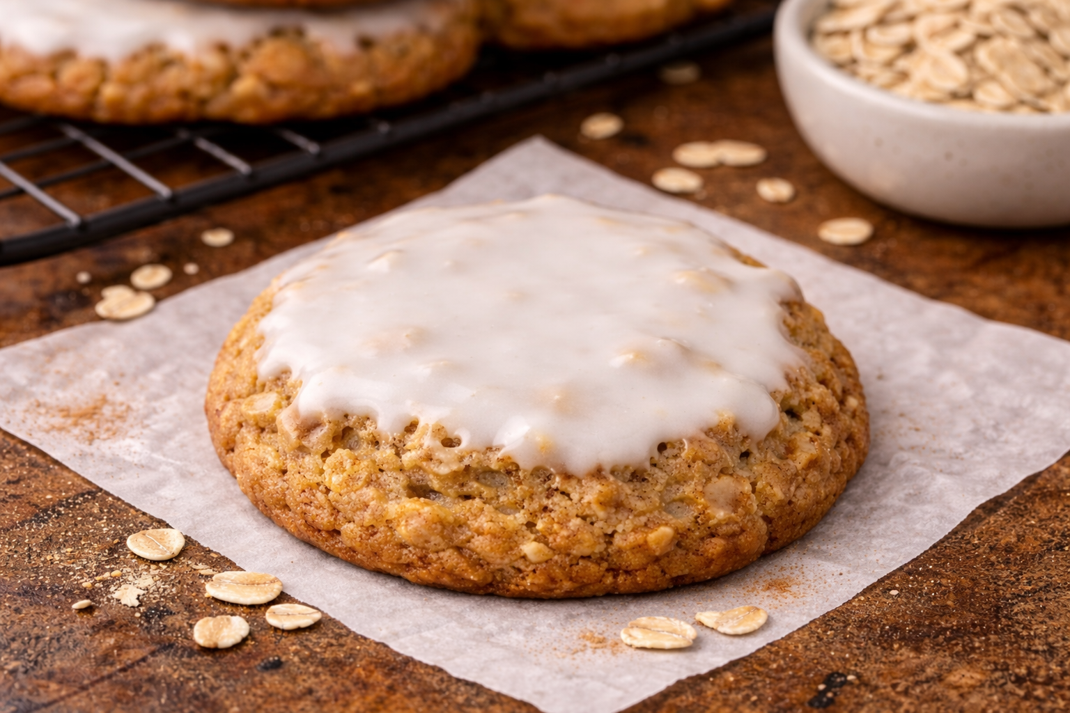 Iced Oatmeal Cookie